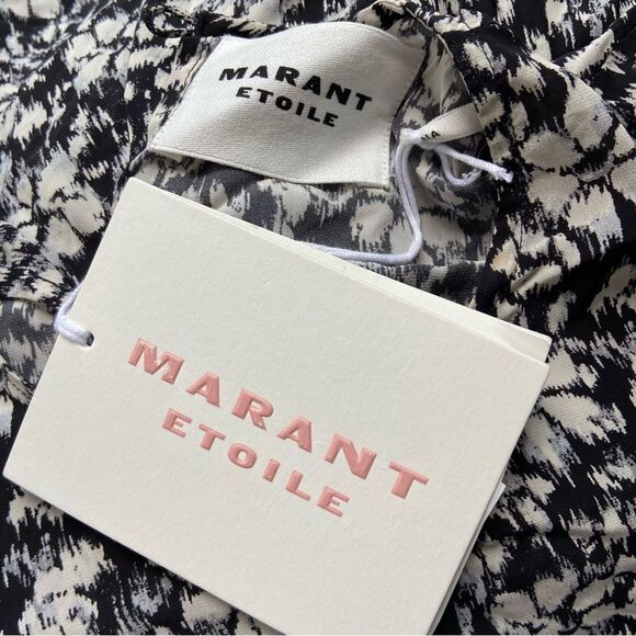 NWT Isabel Marant Dolce Faux Wrap Mini Dress size 34 US2 - Picture 10 of 13